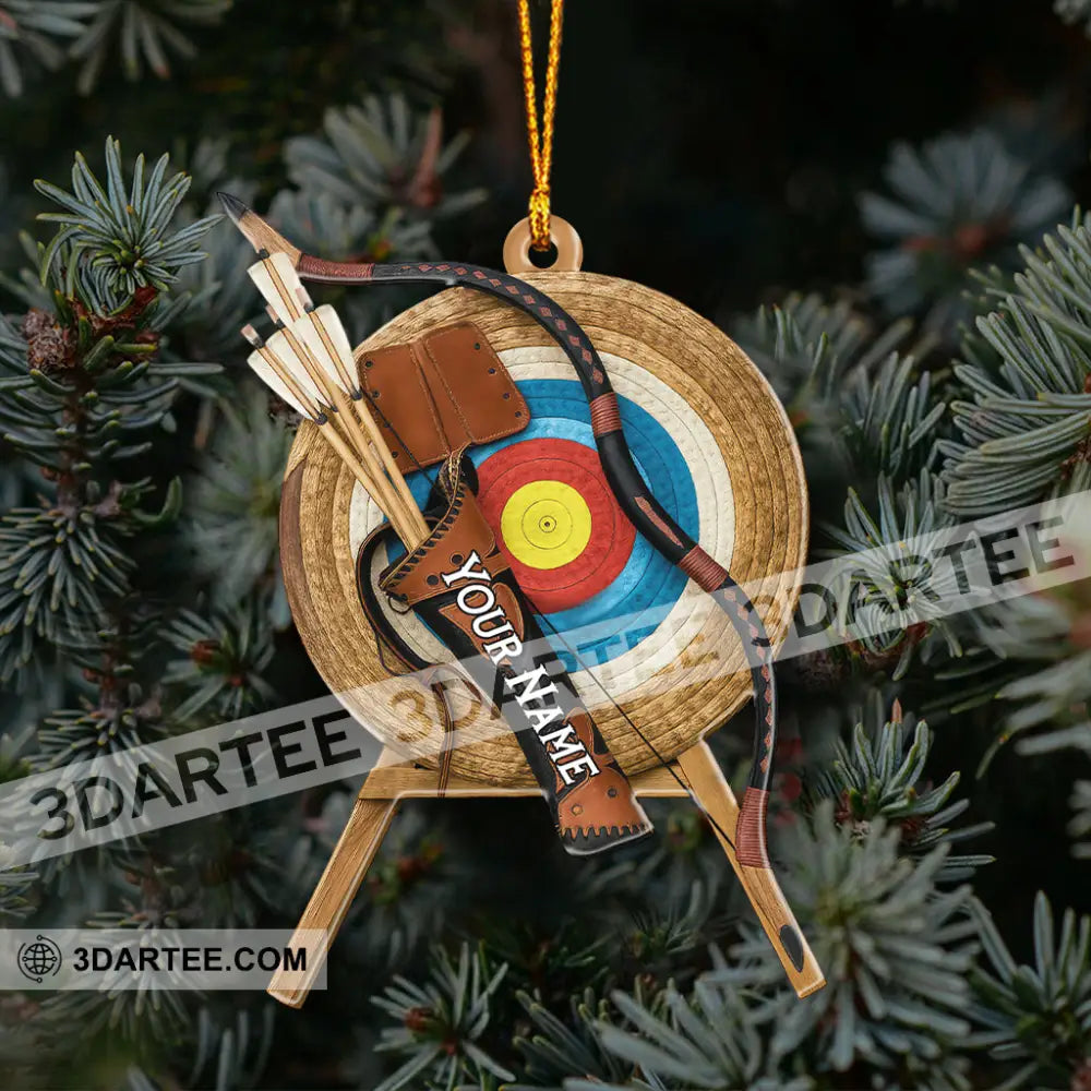 Archery Home Decor Christmas Ornament Personalized Ornament Ornament