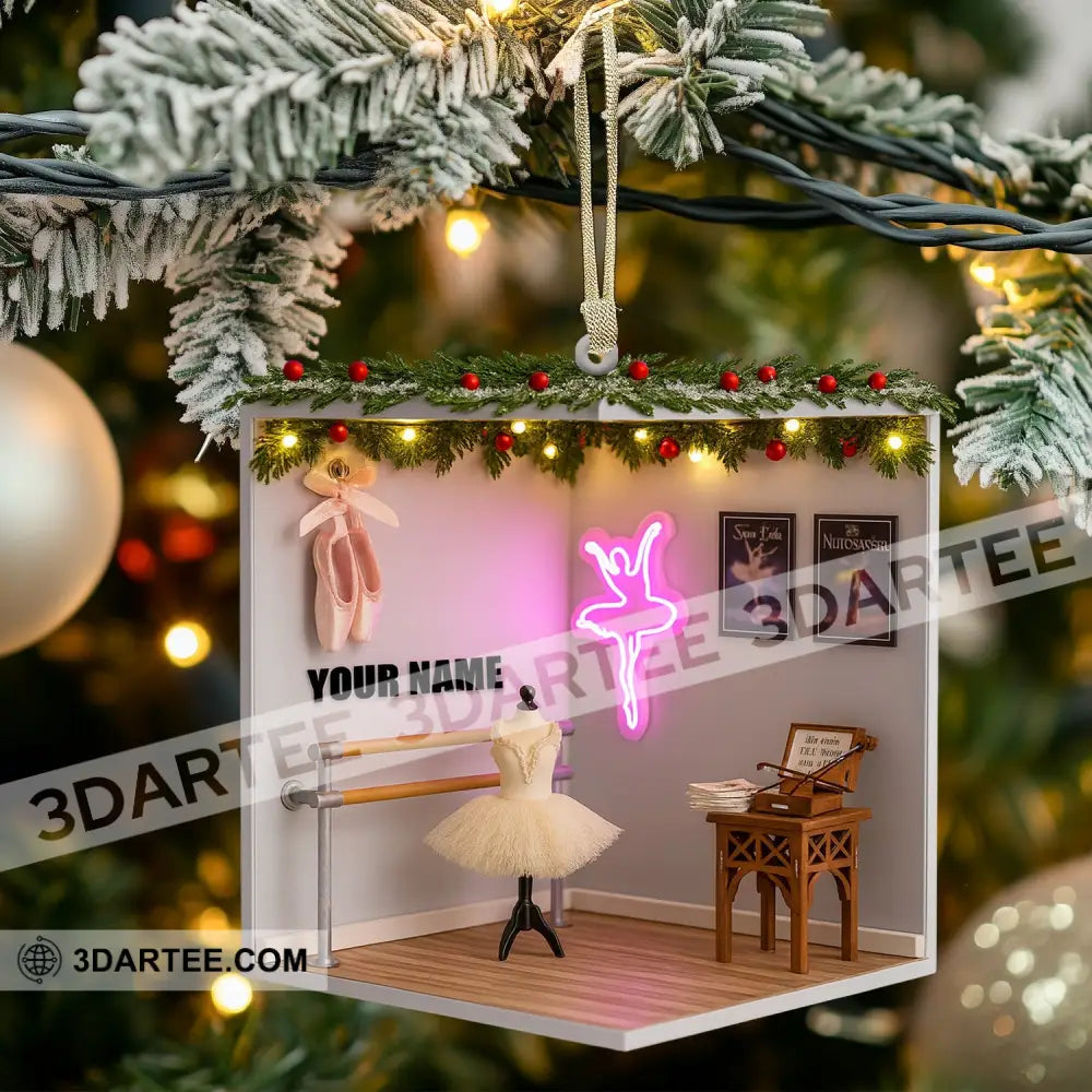 Christmas Ballet Room Home Decor Christmas Ornament Personalized Ornament Ornament