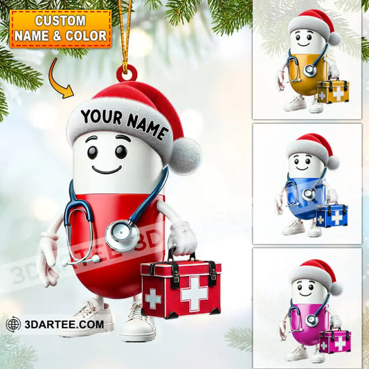 Christmas Healthcare Staff Home Decor Christmas Ornament Personalized Ornament Ornament