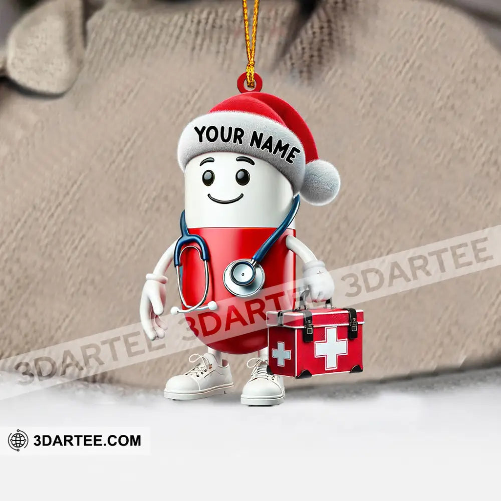 Christmas Healthcare Staff Home Decor Christmas Ornament Personalized Ornament Ornament