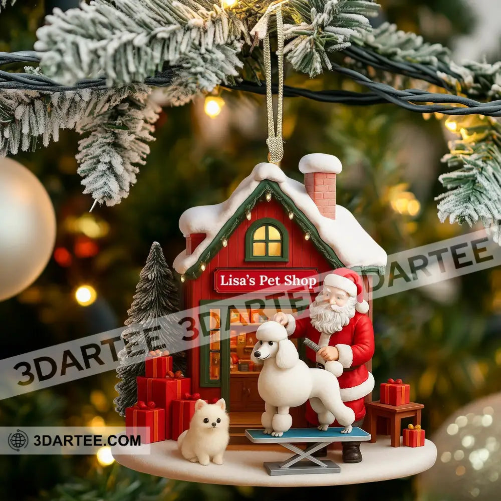 Christmas Pet Shop Home Decor Christmas Ornament Personalized Ornament Ornament