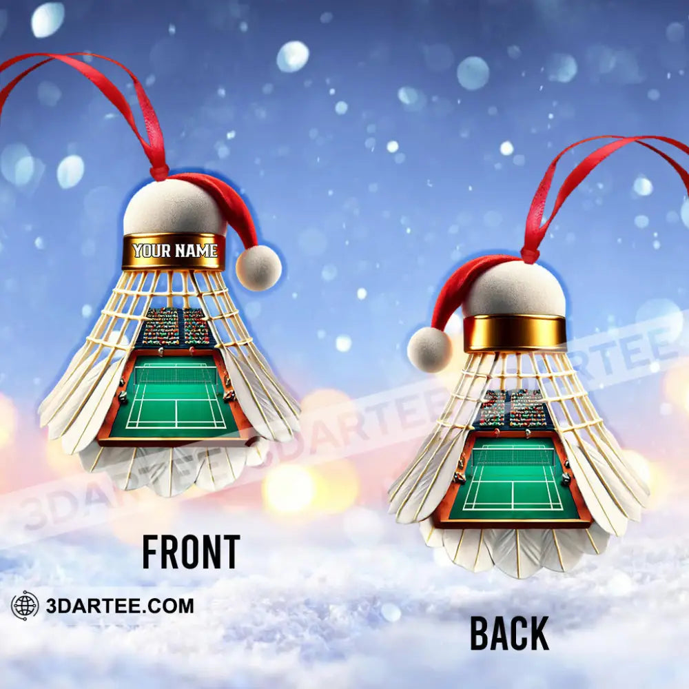 Christmas Shuttlecock Home Decor Christmas Ornament Personalized Ornament Ornament