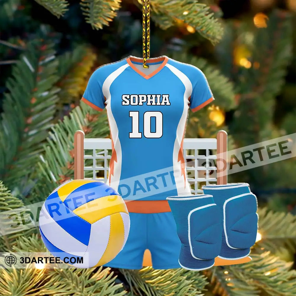 Christmas Volleyball Home Decor Christmas Ornament Personalized Ornament Ornament