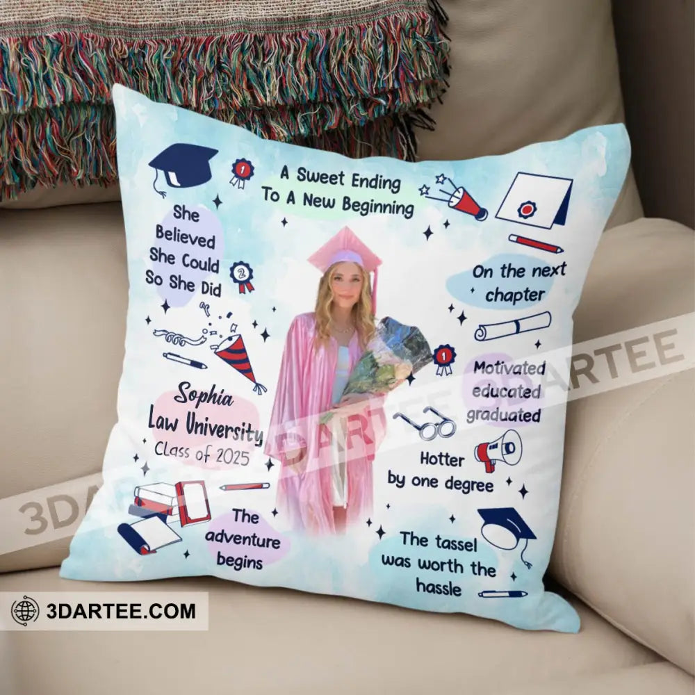 Congrats Graduation Personalized Pillow Gift For Graduation Pillow