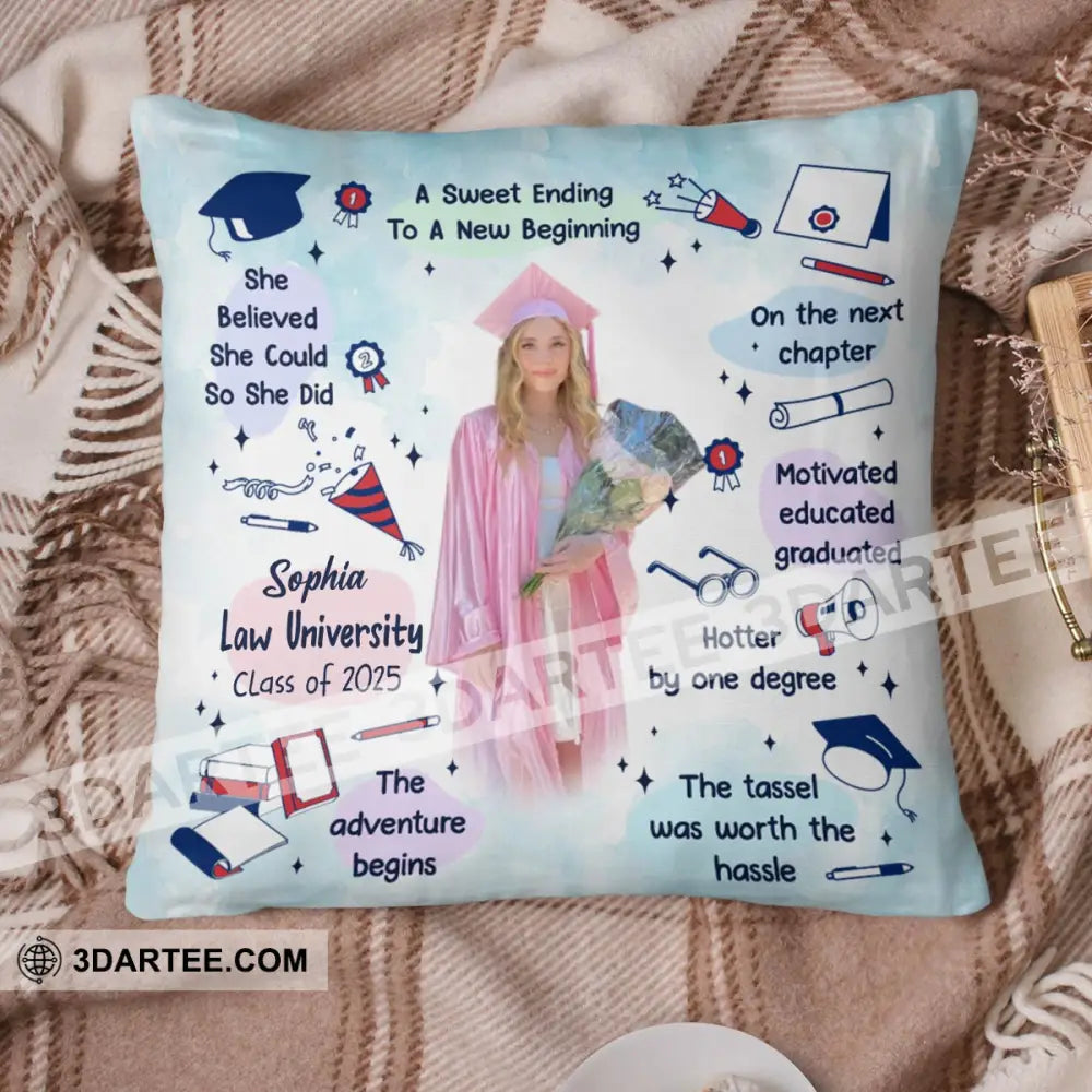 Congrats Graduation Personalized Pillow Gift For Graduation Pillow