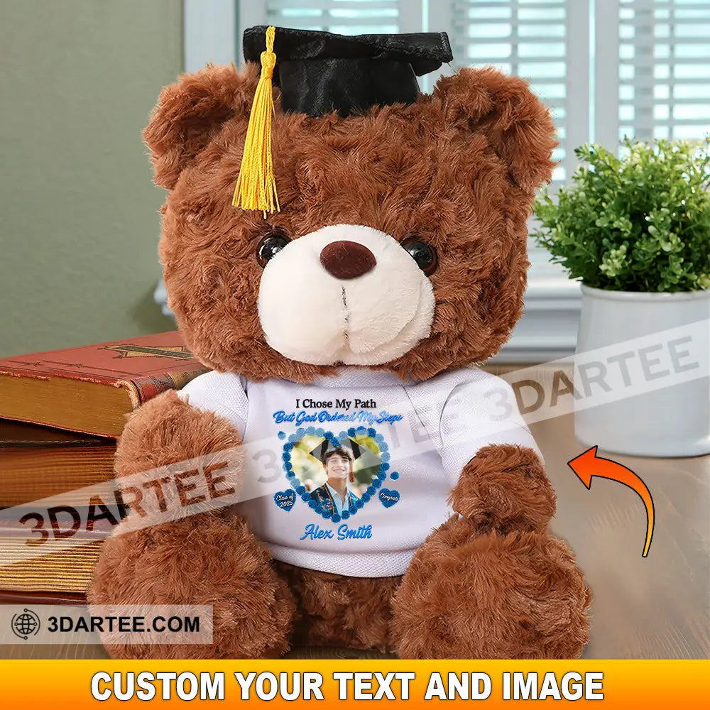 Congratulation Class Of 2025 Gift For Graduation Personalized Graduate Teddy Bear Shirt Graduate Teddy Bear Shirt