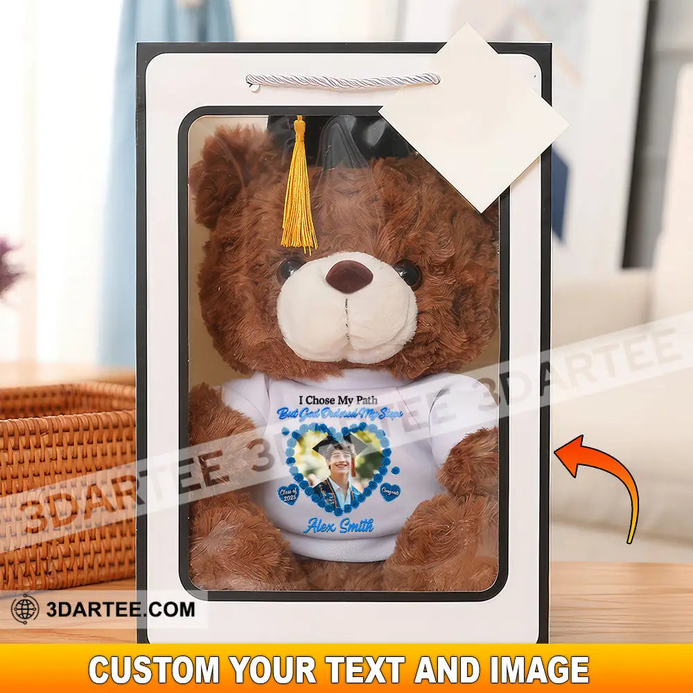Congratulation Class Of 2025 Gift For Graduation Personalized Graduate Teddy Bear Shirt Graduate Teddy Bear Shirt