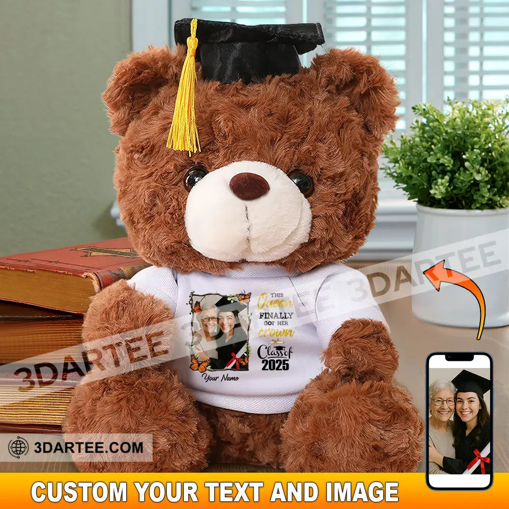 Congratulation Class Of 2025 Gift For Graduation Personalized Graduate Teddy Bear Shirt Graduate Teddy Bear Shirt