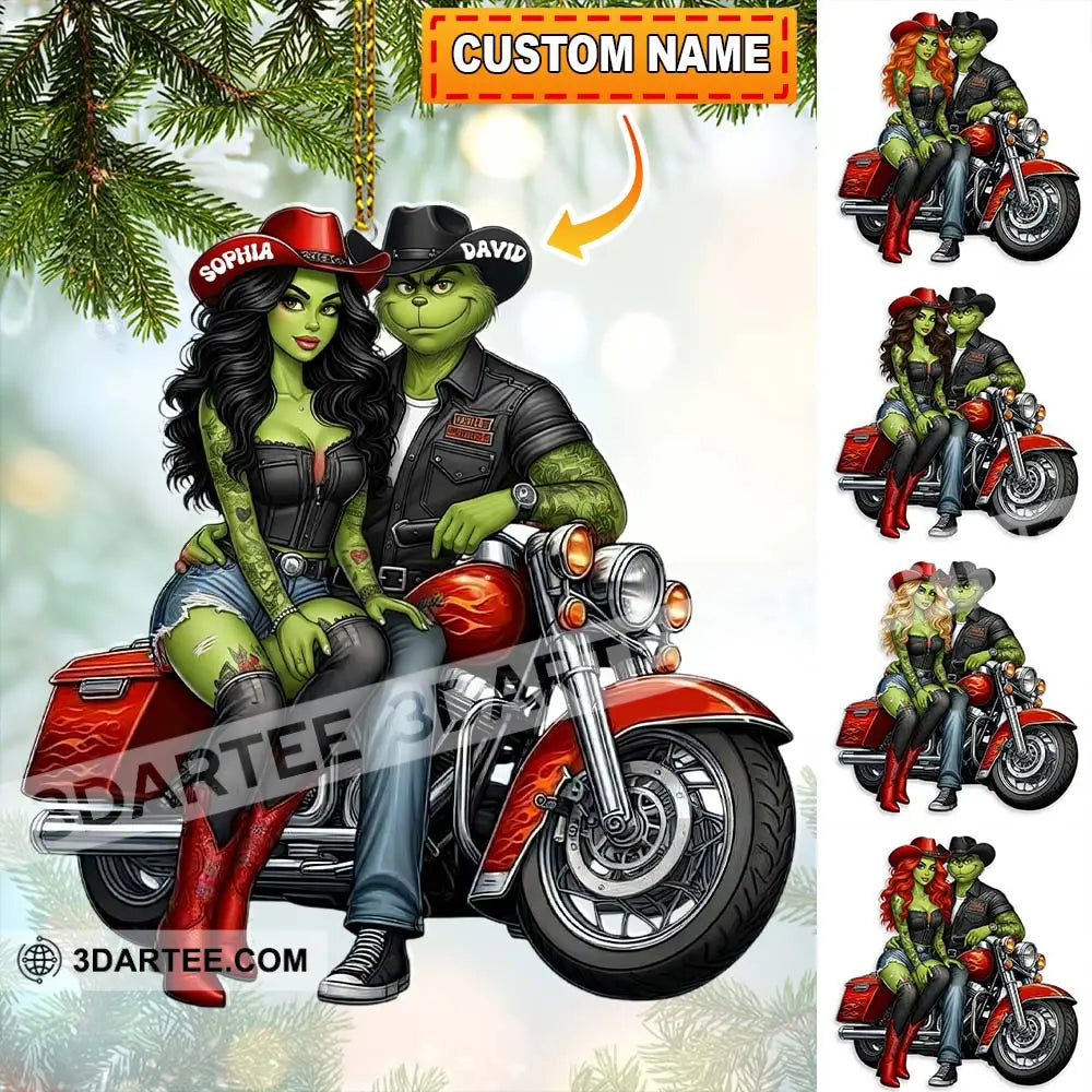 Couple Swag Home Decor Christmas Ornament Personalized Ornament 3.54’’ / 1 Ornament Ornament