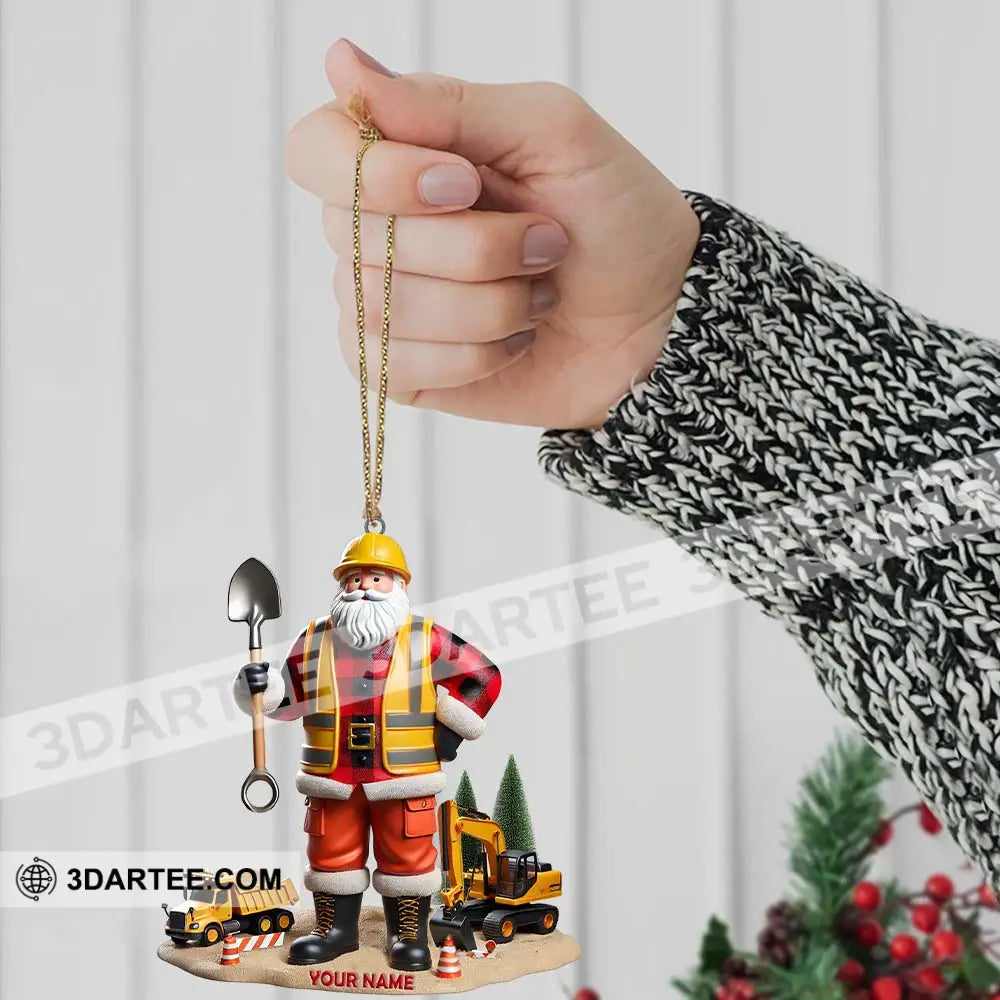 Custom Name Builder Santa Ornament Christmas Gift