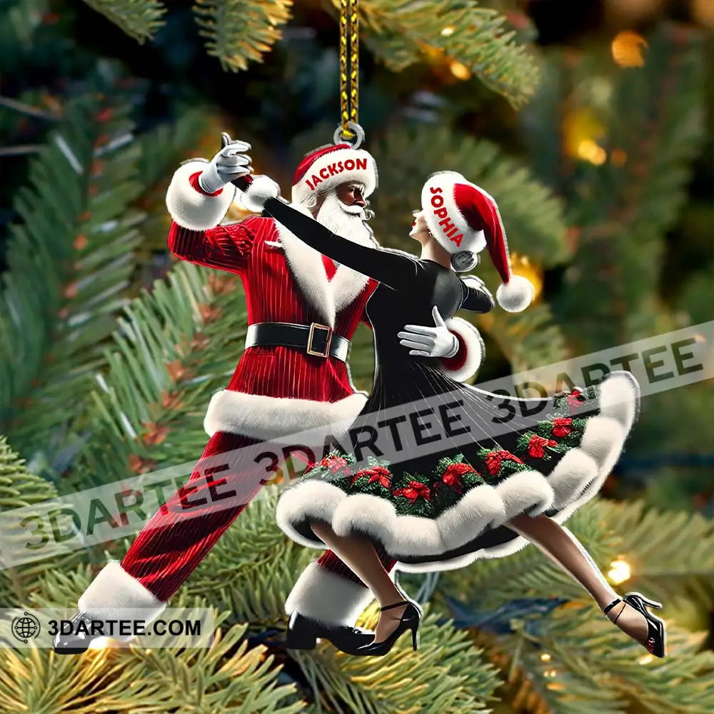 Custom Name Couple Dance Ornament Christmas Gift