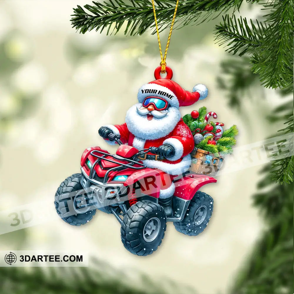 Driver Santa Home Decor Christmas Ornament Personalized Ornament Ornament