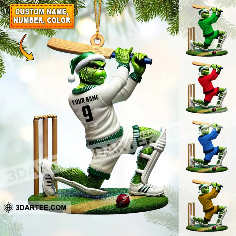 ELF Cricket Ball Christmas Ornament Personalized Ornament 3.54’’ / 1 Ornament Ornament