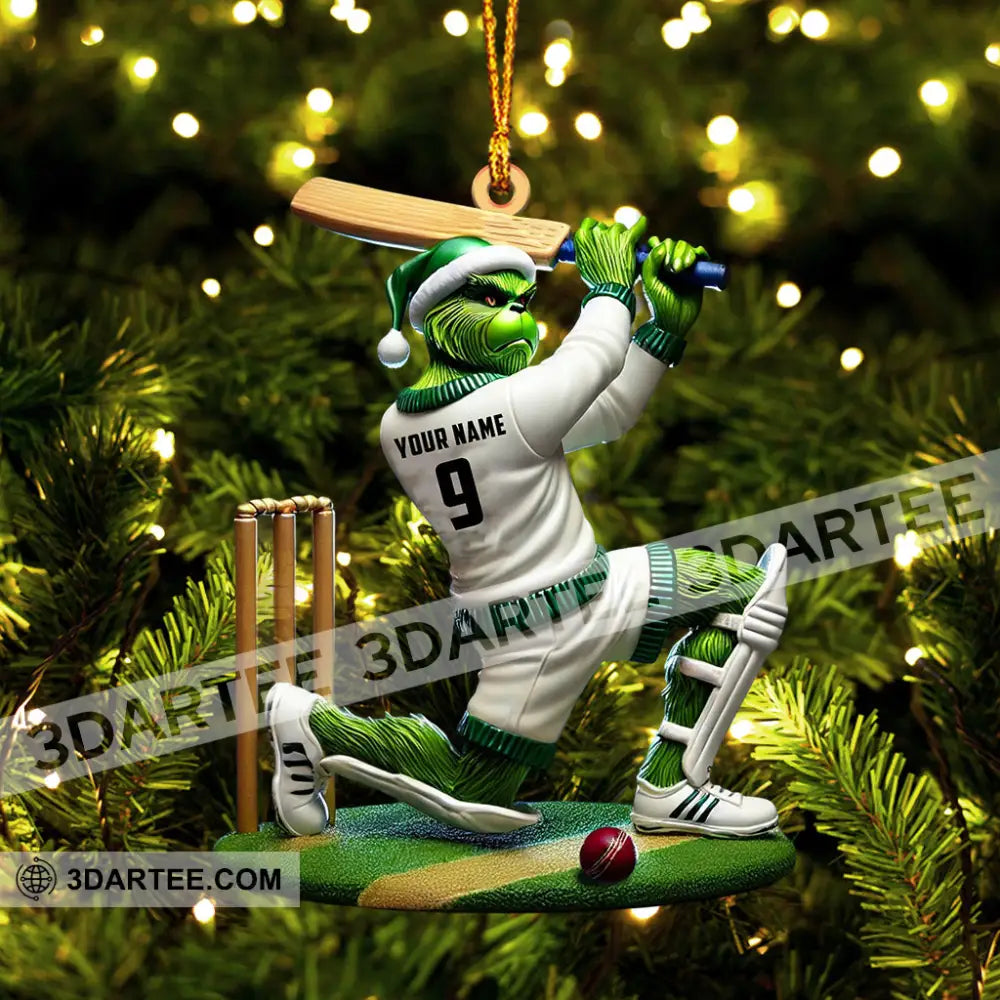 ELF Cricket Ball Christmas Ornament Personalized Ornament Ornament