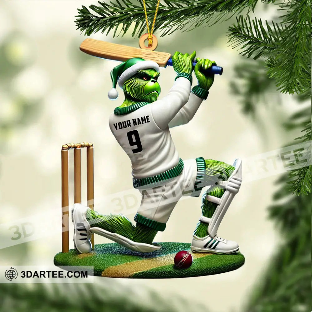 ELF Cricket Ball Christmas Ornament Personalized Ornament Ornament