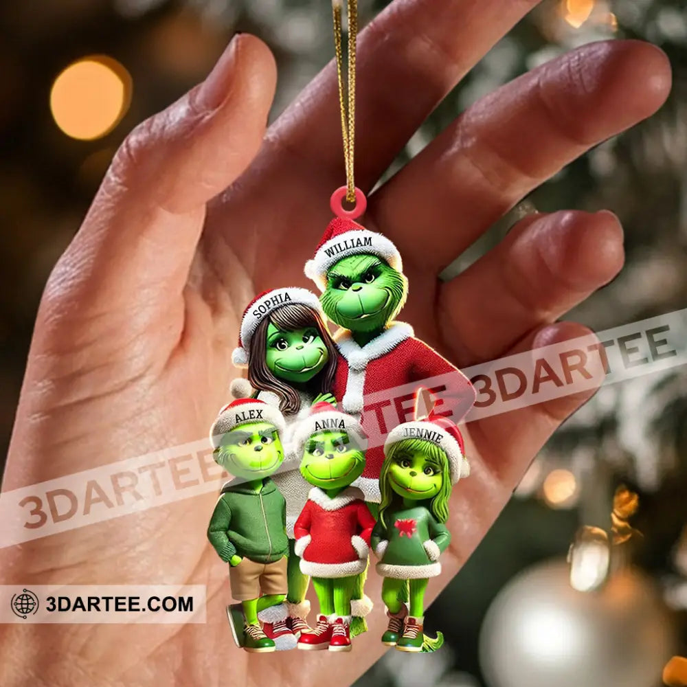 ELF Family Christmas Ornament Personalized Ornament Ornament