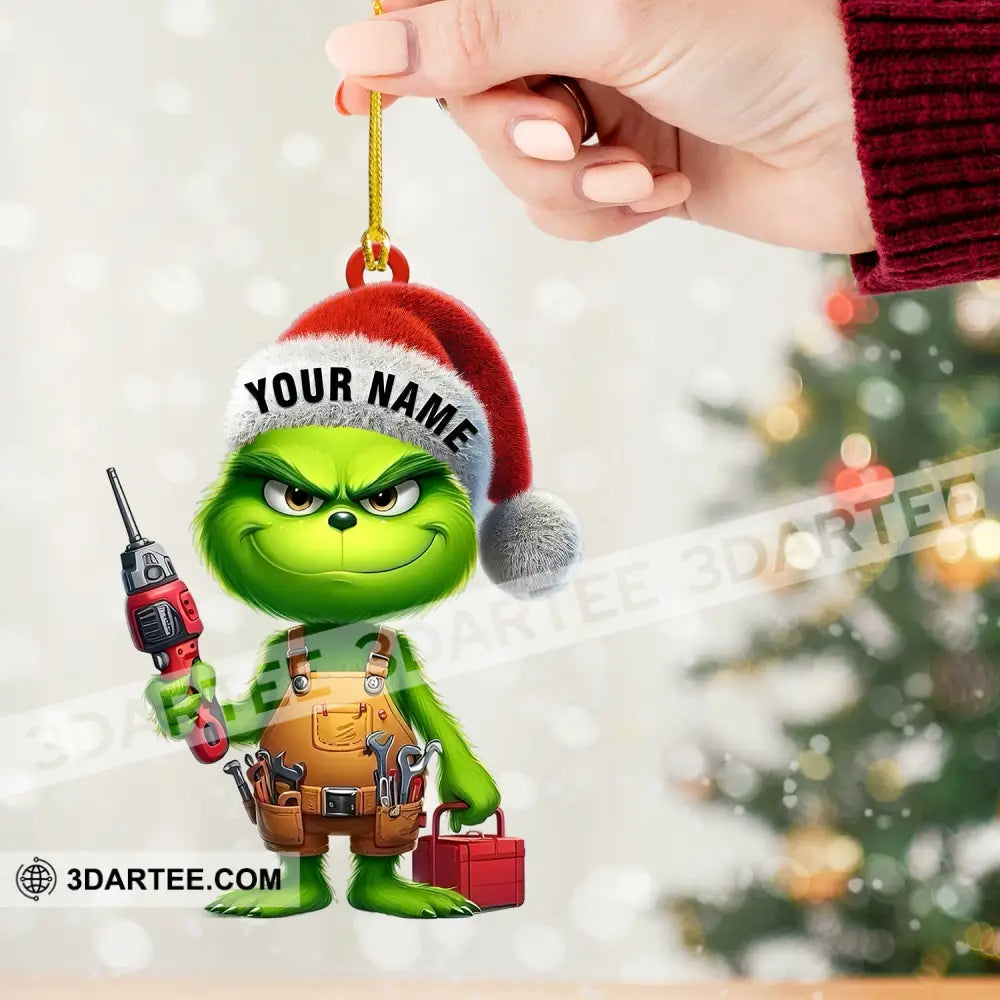 ELF Repairman Decor Christmas Ornament Personalized Ornament Ornament