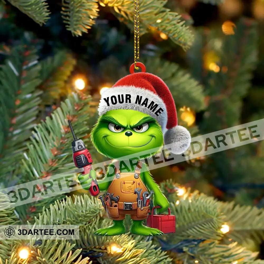ELF Repairman Decor Christmas Ornament Personalized Ornament Ornament