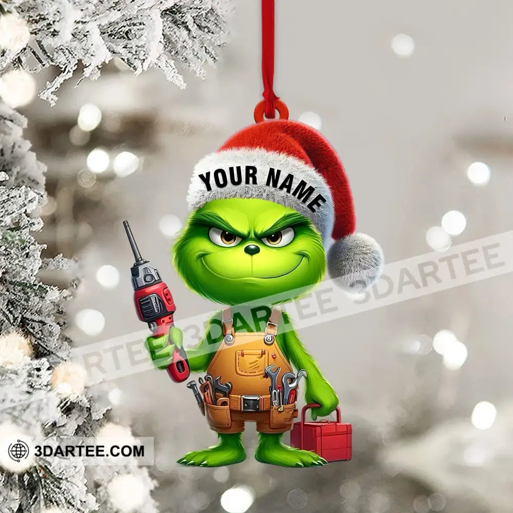 ELF Repairman Decor Christmas Ornament Personalized Ornament Ornament