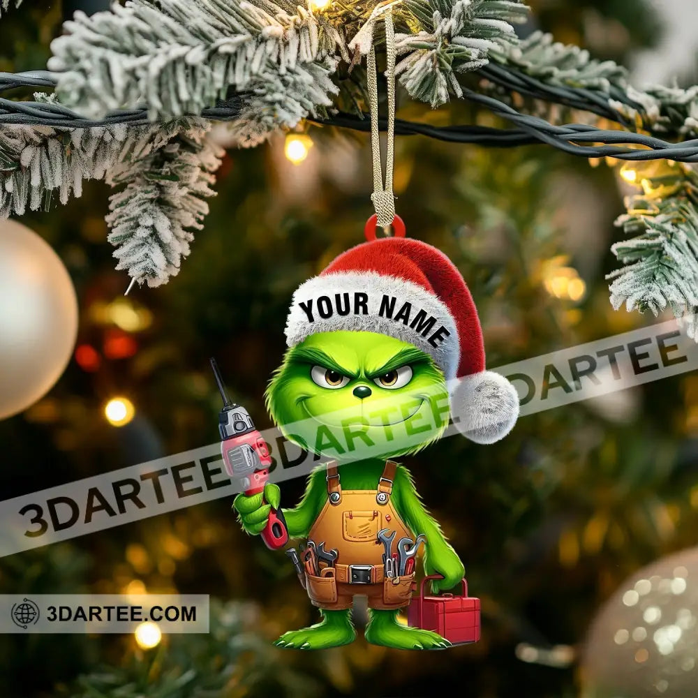 ELF Repairman Decor Christmas Ornament Personalized Ornament Ornament