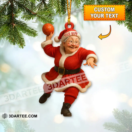 Grandma Santa Home Decor Christmas Ornament Personalized Ornament 3.54’’ / 1 Ornament Ornament