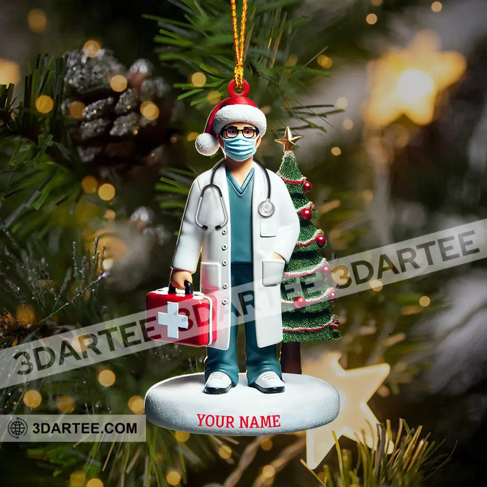 Healthcare Staff Christmas Ornament Personalized Ornament Ornament