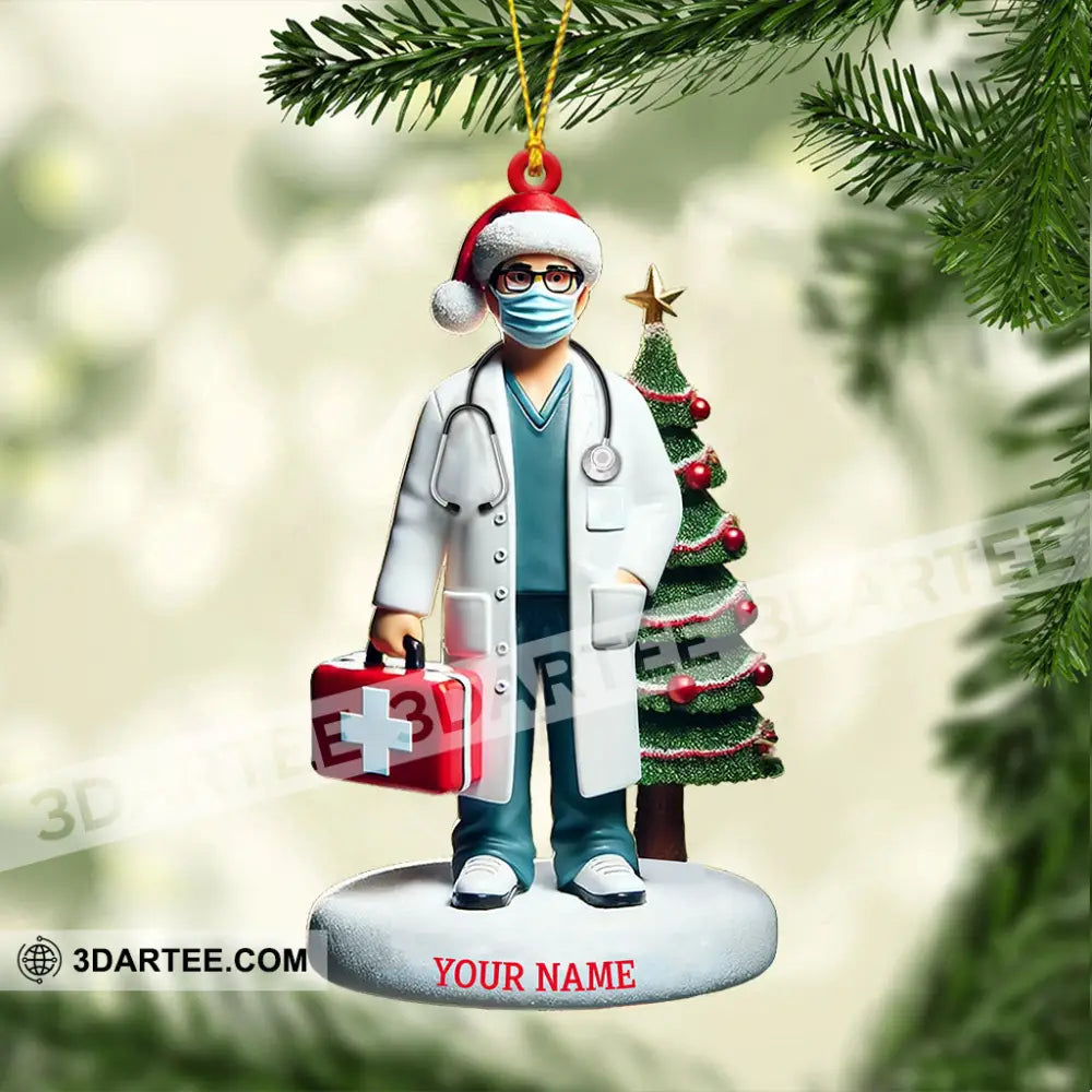 Healthcare Staff Christmas Ornament Personalized Ornament Ornament