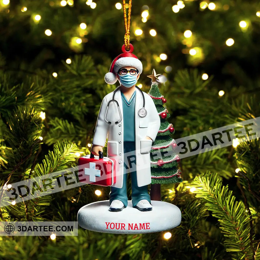 Healthcare Staff Christmas Ornament Personalized Ornament Ornament