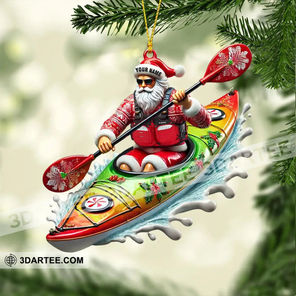 Kayak Christmas Home Decor Christmas Ornament Personalized Ornament Ornament