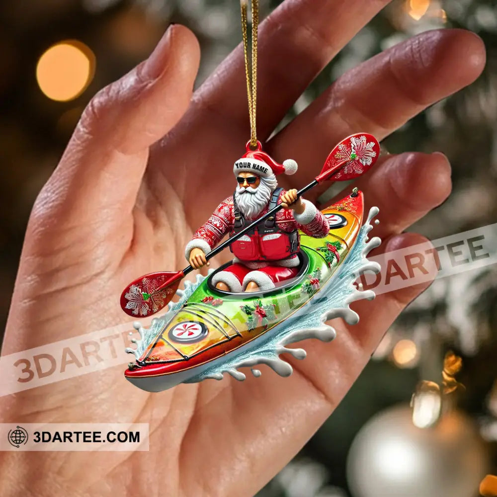 Kayak Christmas Home Decor Christmas Ornament Personalized Ornament Ornament