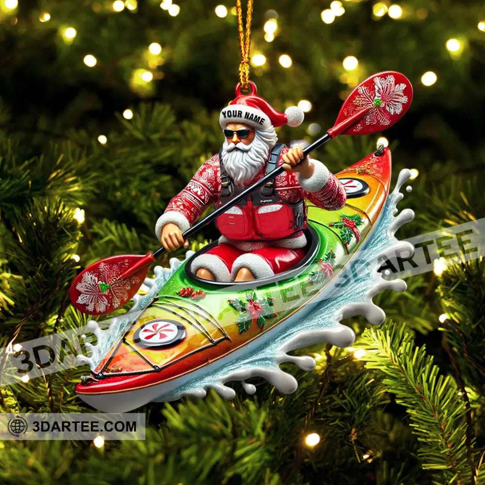 Kayak Christmas Home Decor Christmas Ornament Personalized Ornament Ornament