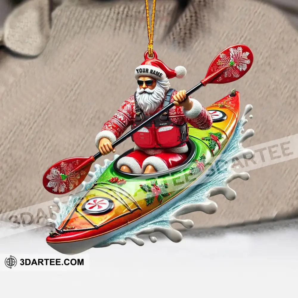 Kayak Christmas Home Decor Christmas Ornament Personalized Ornament Ornament