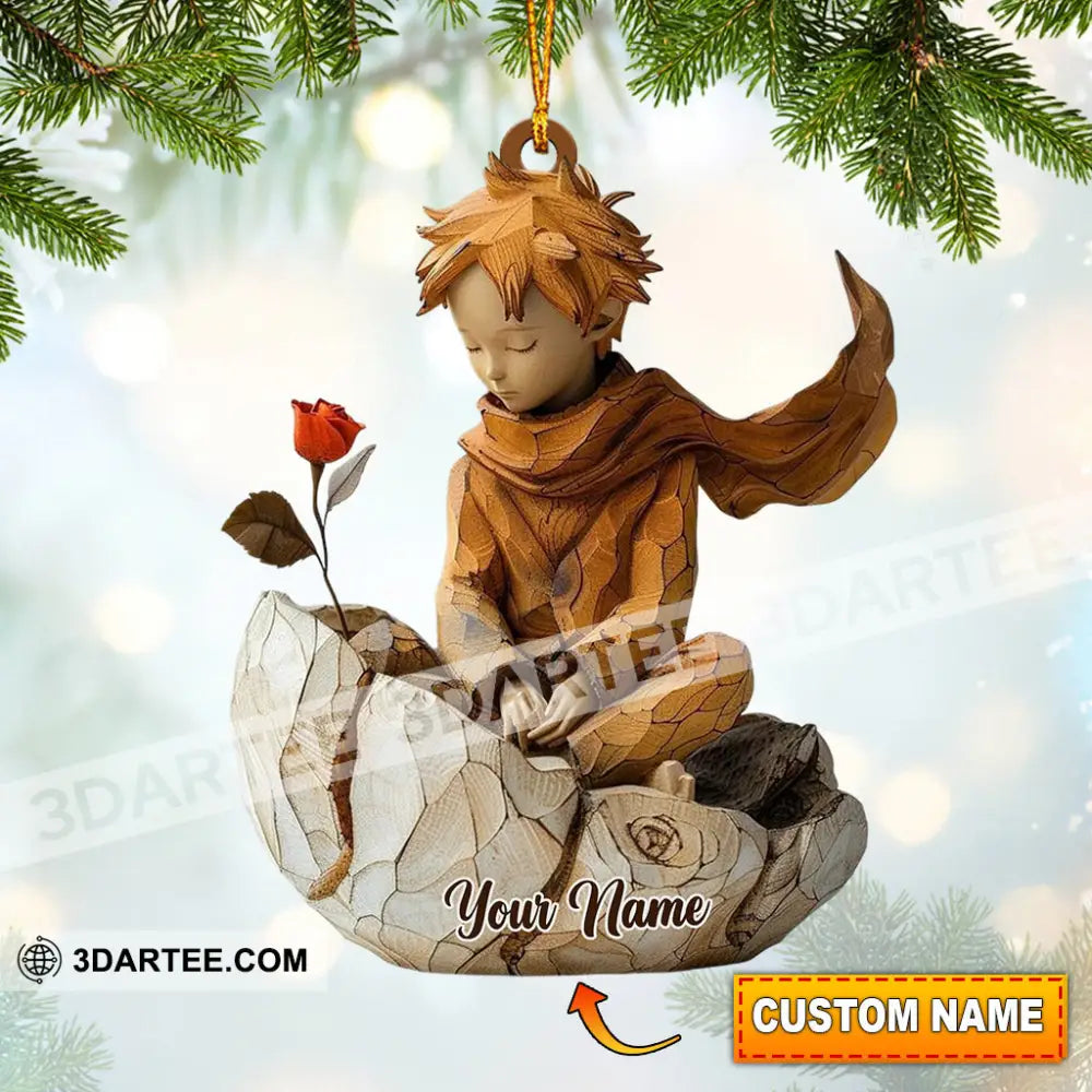 Little Prince Home Decor Christmas Ornament Personalized Ornament 3.54’’ / 1 Ornament Ornament