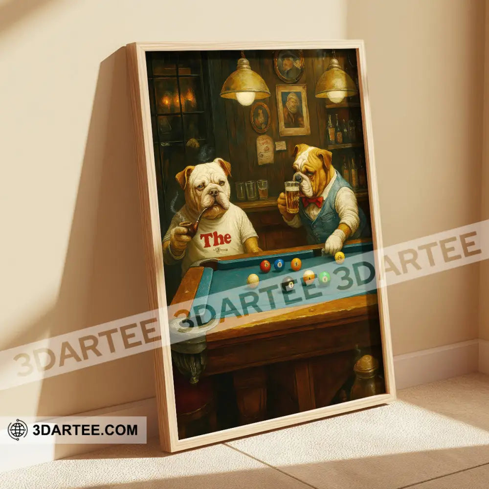 Love Billiard Home Decor Gift Canvas Poster Poster / 12’’ x 8’’