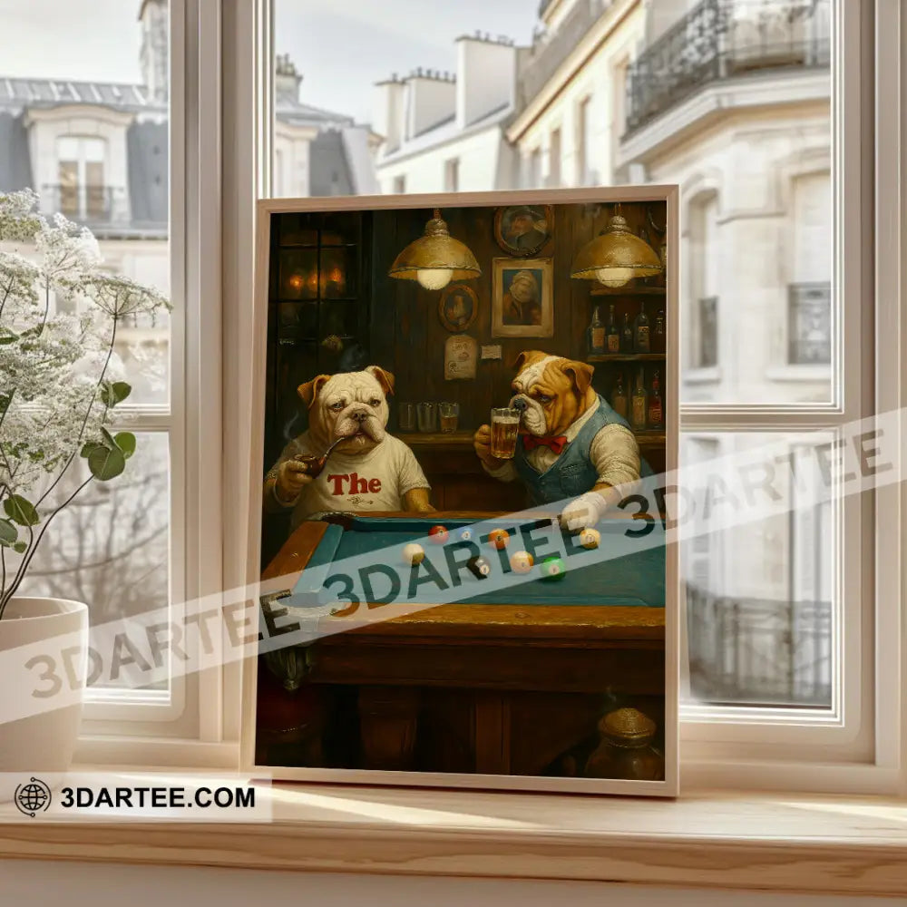 Love Billiard Home Decor Gift Canvas Poster