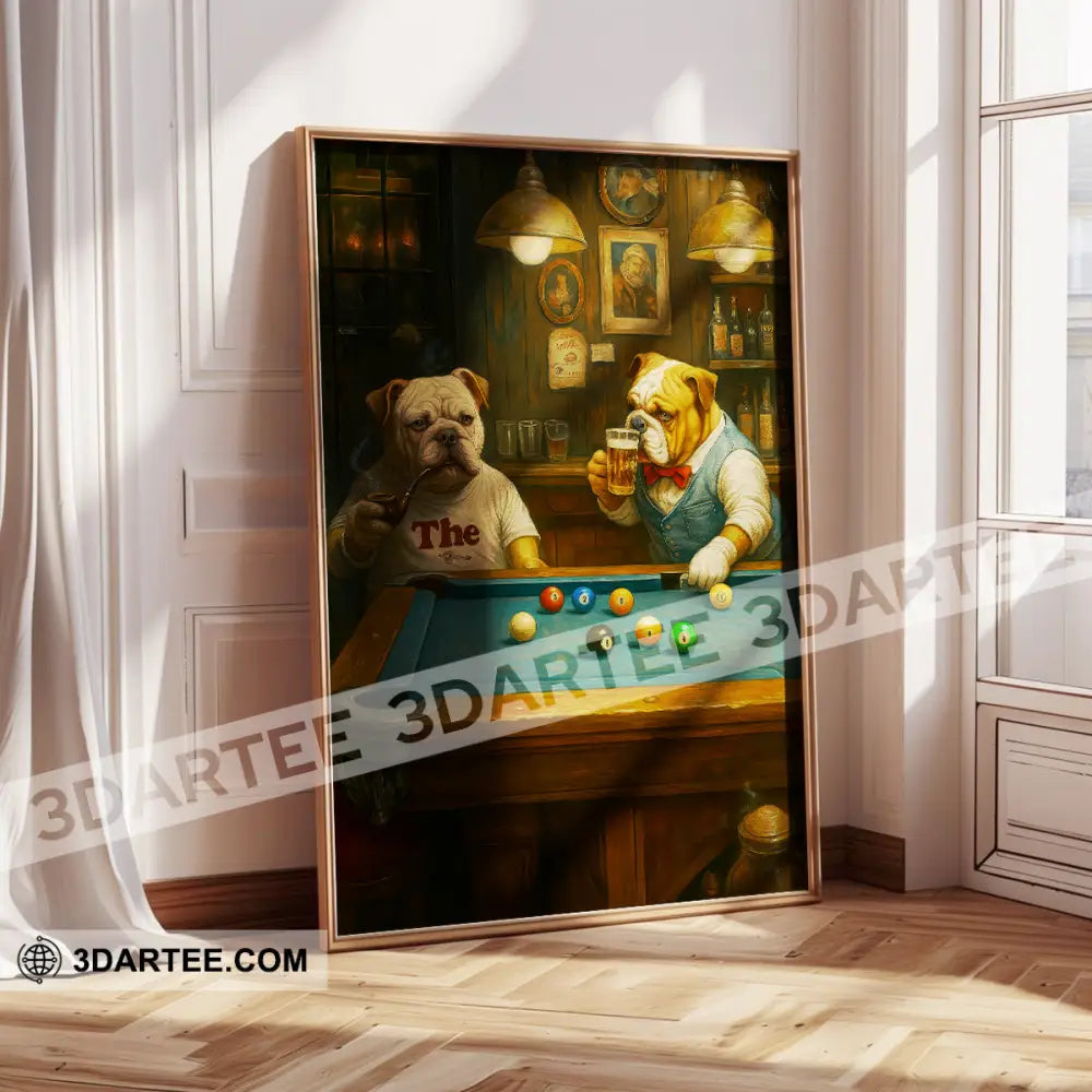 Love Billiard Home Decor Gift Canvas Poster