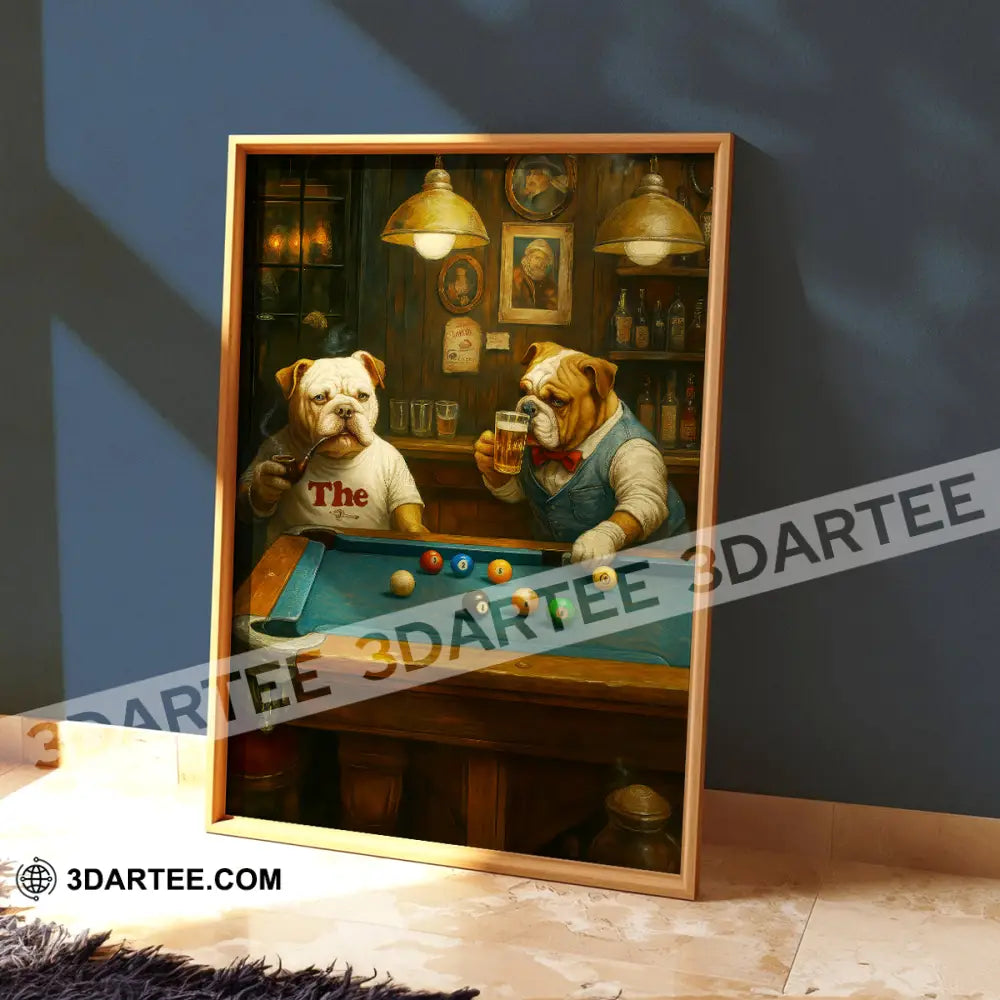 Love Billiard Home Decor Gift Canvas Poster