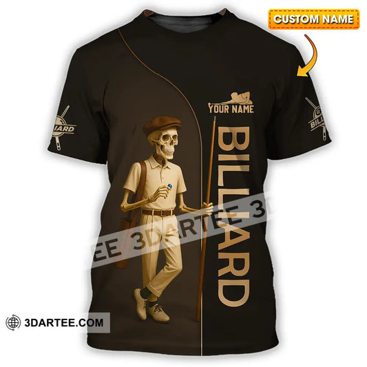 Men Shirt - Custom Billiards Shirt T-shirt