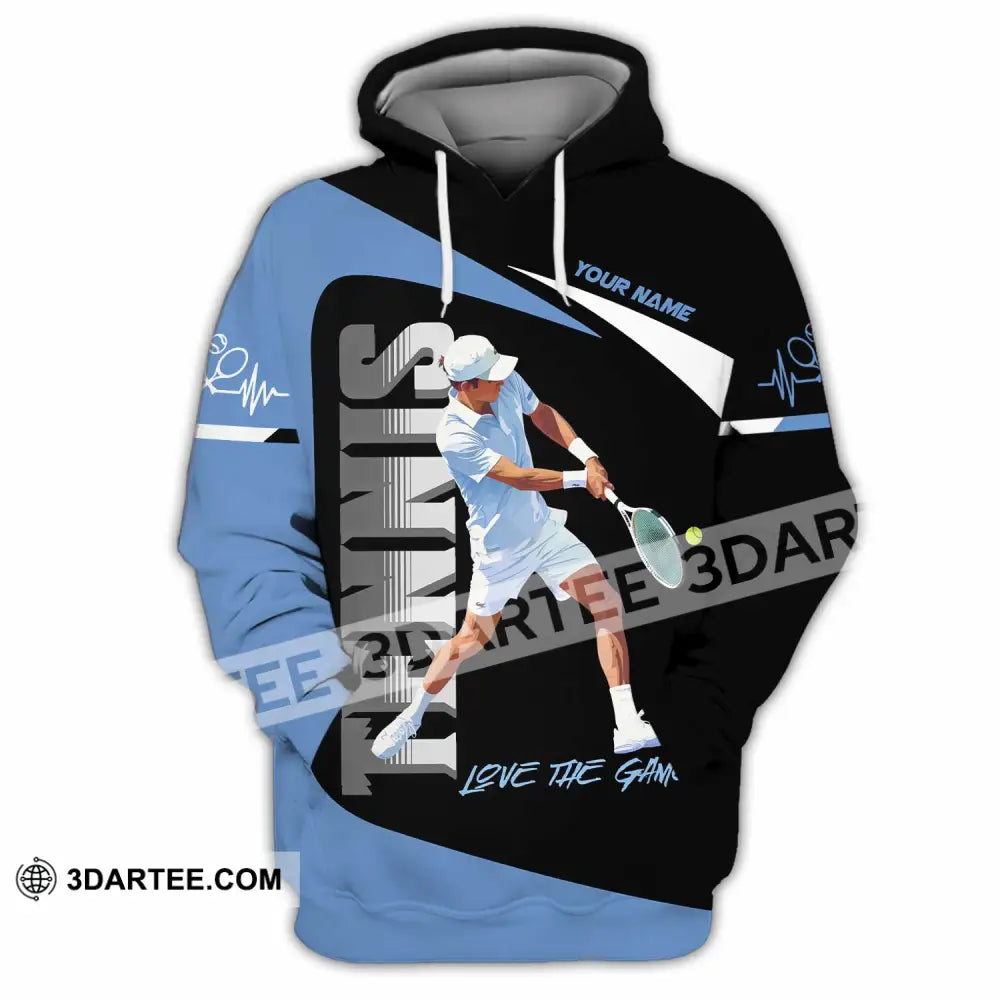 Men Shirt - Custom Love The Game Tennis Lover Shirt Hoodie / S T-shirt