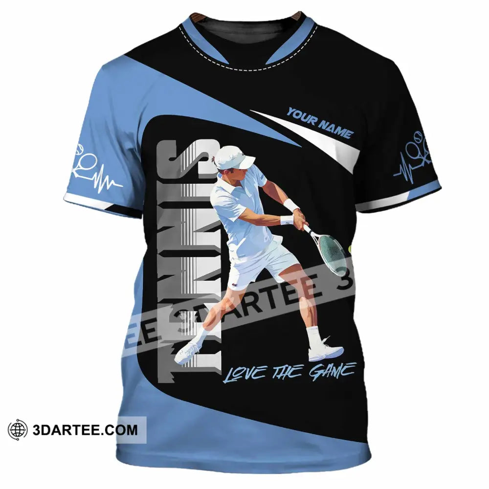 Men Shirt - Custom Love The Game Tennis Lover Shirt T-Shirt / S T-shirt