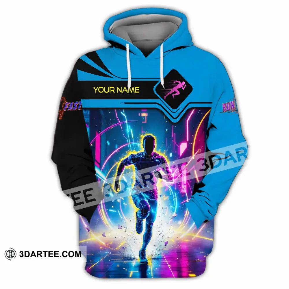 Men Shirt - Custom Running Shirt Hoodie / S T-shirt