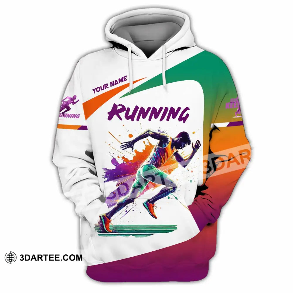 Men Shirt - Custom Running Man Runner Shirt Hoodie / S T-shirt