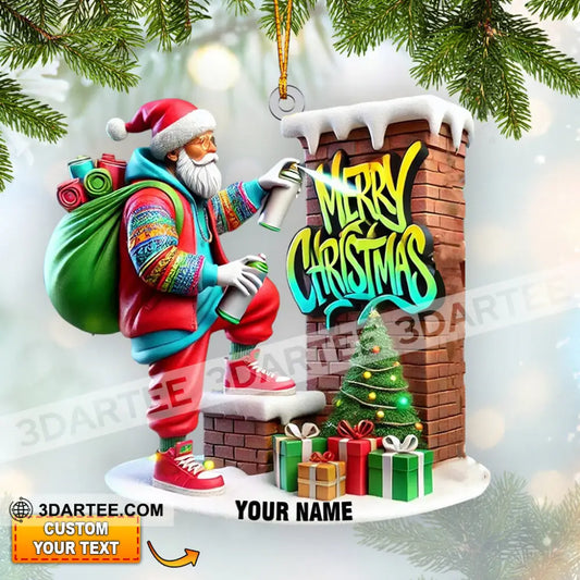 Merry Christmas Home Decor Christmas Ornament Personalized Ornament 3.54’’ / 1 Ornament Ornament