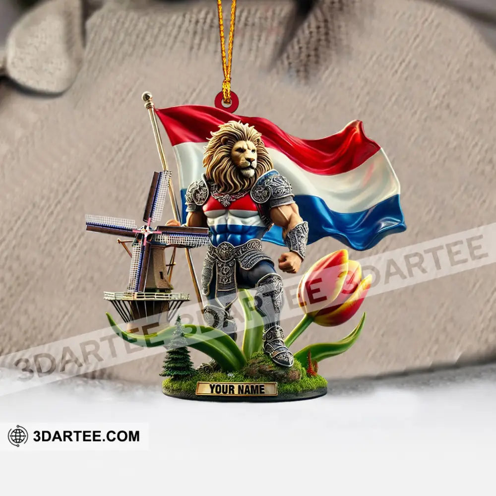 Merry Christmas Santa Netherlands Home Decor Christmas Ornament Personalized Ornament Ornament