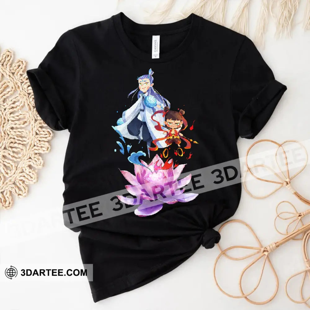Nezha And Ao Bing Basic Design T-Shirt Apparel