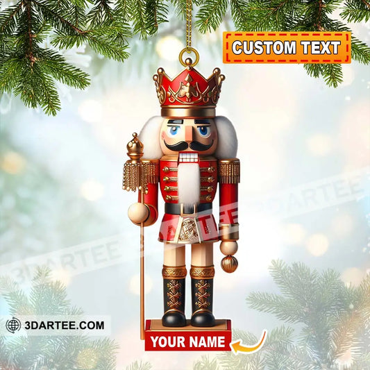 Nutcracker Christmas Ornament Personalized Ornament 3.54’’ / 1 Ornament Ornament