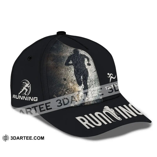 Personalized Cap Customized Marathon Running Lover Sport Classic Cap CLASSIC CAP / UNIVERSAL FIT Cap