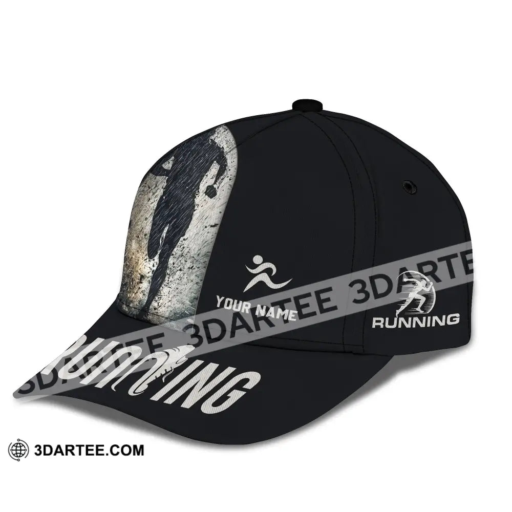 Personalized Cap Customized Marathon Running Lover Sport Classic Cap CLASSIC CAP / UNIVERSAL FIT Cap