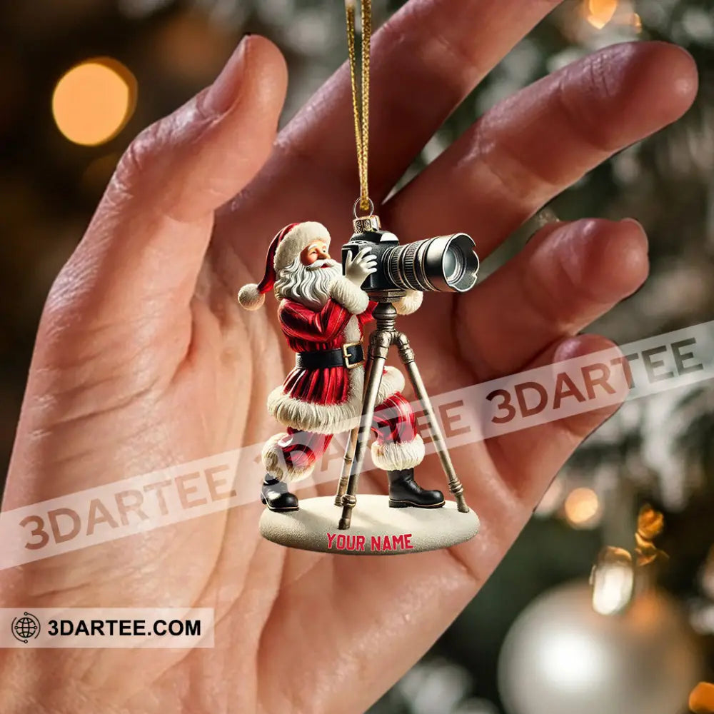 Photographer Christmas Home Decor Christmas Ornament Personalized Ornament Ornament