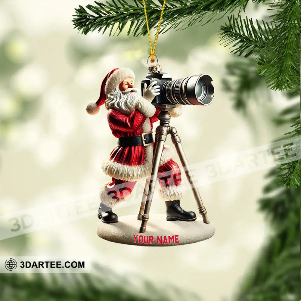Photographer Christmas Home Decor Christmas Ornament Personalized Ornament Ornament